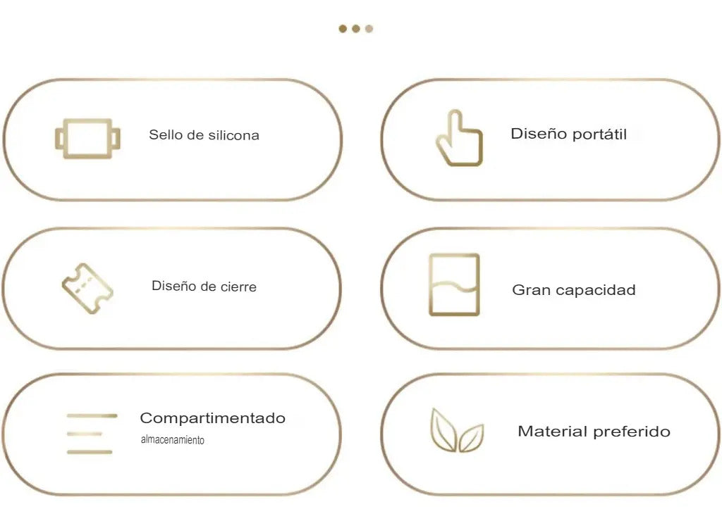 Contenedor De Alimentos Dividido Envase 4 Compartimientos - vista 7