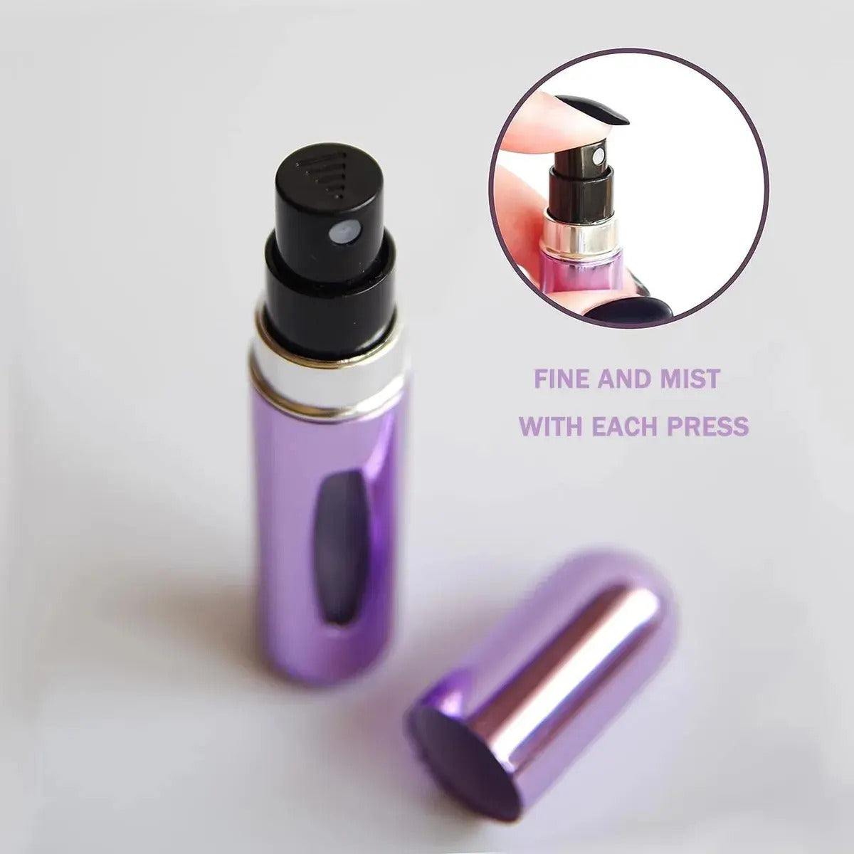 Mini Botellas Atomizadoras Perfume Recargables Portátil 5ml - vista 4