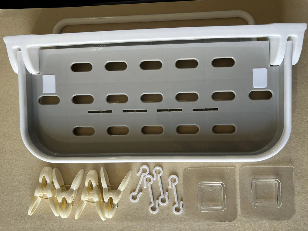 Repisa Flotante Organizador Baño Ducha Cocina Plegable Pared - vista 5