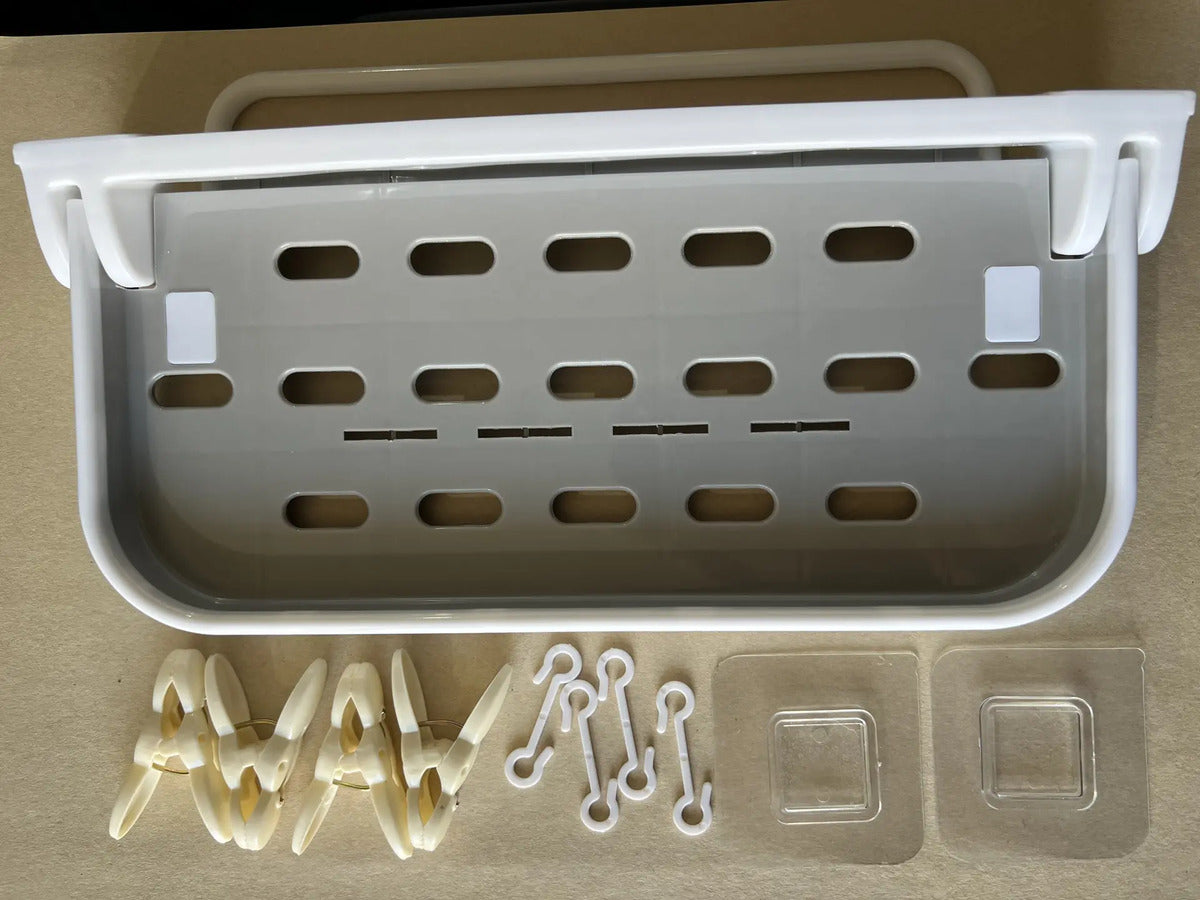 Repisa Flotante Organizador Baño Ducha Cocina Plegable Pared - vista 5