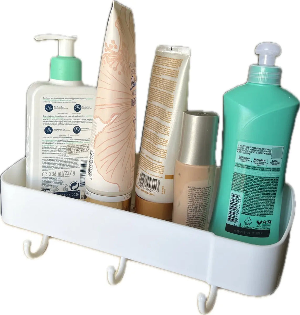 Repisa adhesiva para baño, ducha o cocina