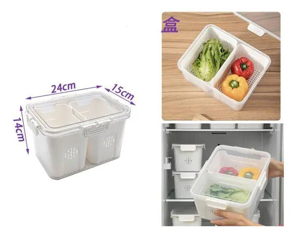 Contenedor De Frutas Para Refrigerador Envase Para Verduras - vista 2