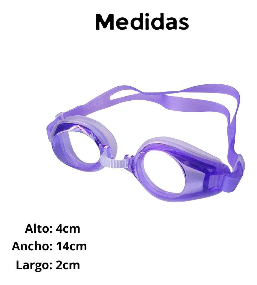 Lentes Gafas De Agua Natacion Niños Lentes Natacion Piscina - vista 31