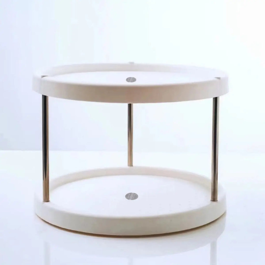 Especiero Giratorio Organizador Circular De Cocina 2 Niveles - vista 6