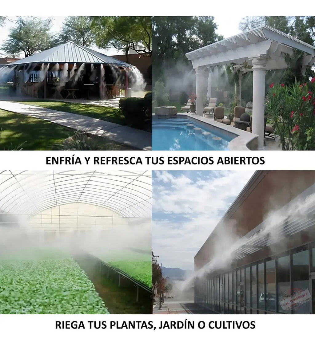 Kit Sistema De Nebulizacion Atomizador Riego Patio/hogar - vista 4