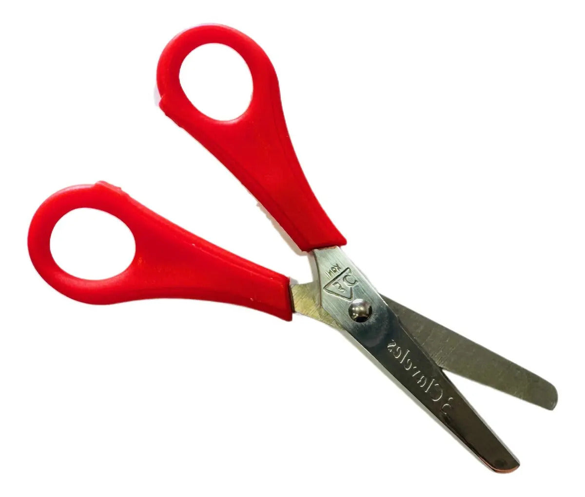 Pack 2 Tijeras Escolar 13cm Acero Inoxidable 3 Claveles - vista 6