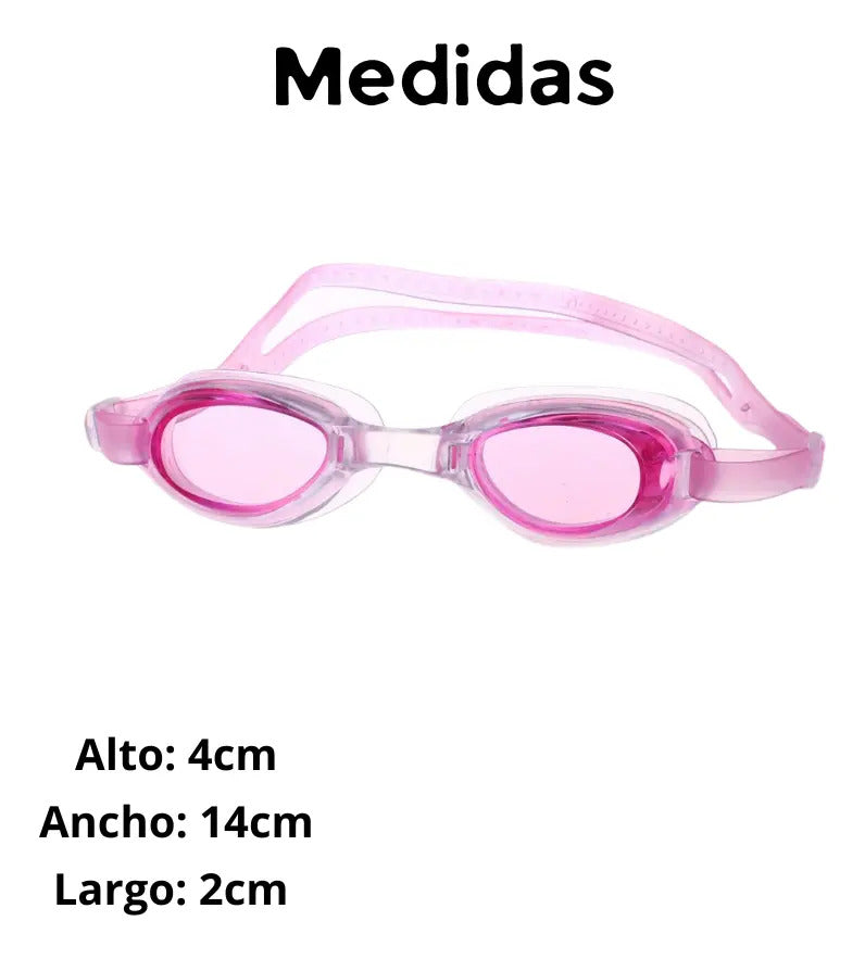 Lentes Gafas De Agua Natacion Niños Lentes Natacion Piscina - vista 24