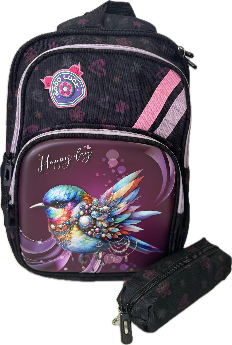 Mochila + Estuche Escolar, Infantil 2 Piezas Hermosas - vista 6