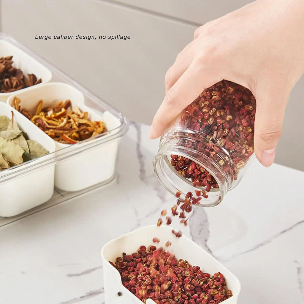 Contenedor De Alimentos Dividido Envase 4 Compartimientos - vista 5