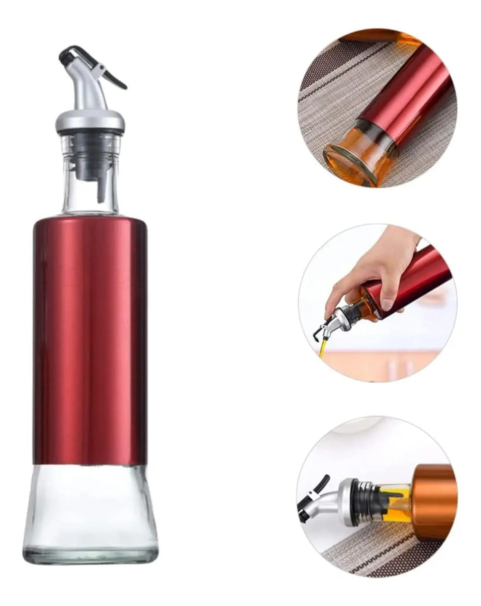 Botella Dispensador De Aceite Vinagre Aceitera Alcuza 300ml - vista 11