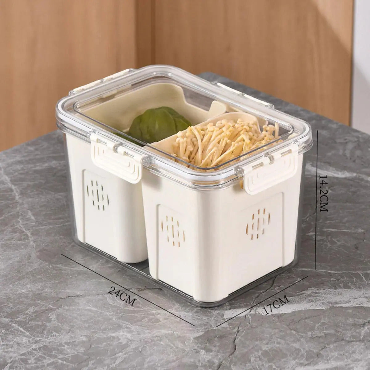 Contenedor De Frutas Para Refrigerador Envase Para Verduras - vista 7