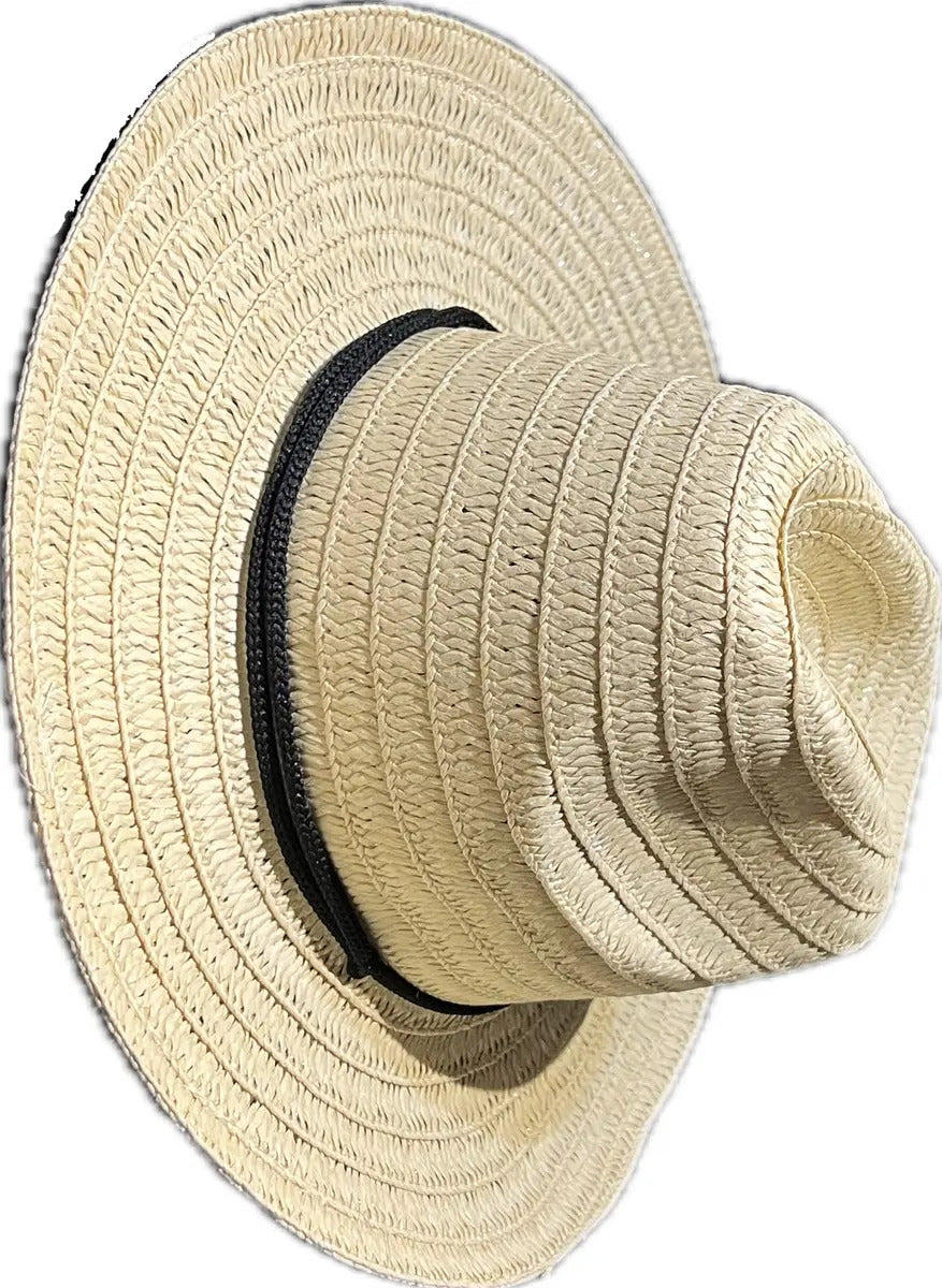 Sombrero De Verano Diseño Con Cordon Ideal Verano Campo Sol - vista 3