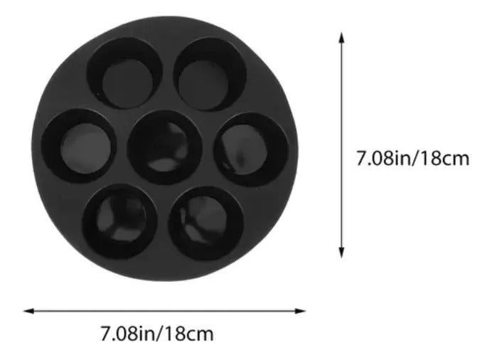 Moldes Silicona De 7 Mini Cupcakes Air Fryer/horno Eléctrico - vista 3