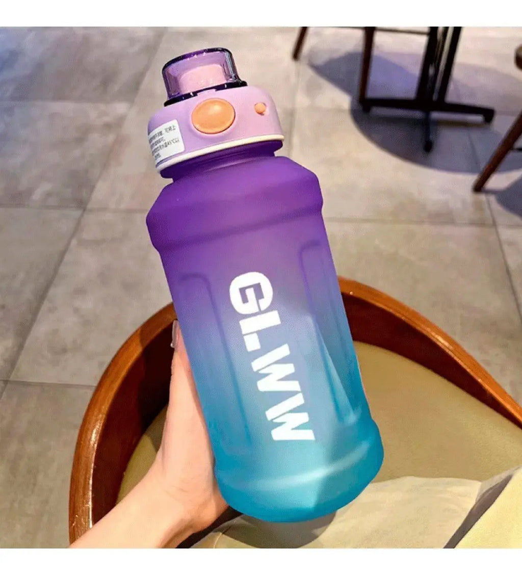 Botella De Agua Deportiva Gym Escolar 800ml Con Stickers - vista 5