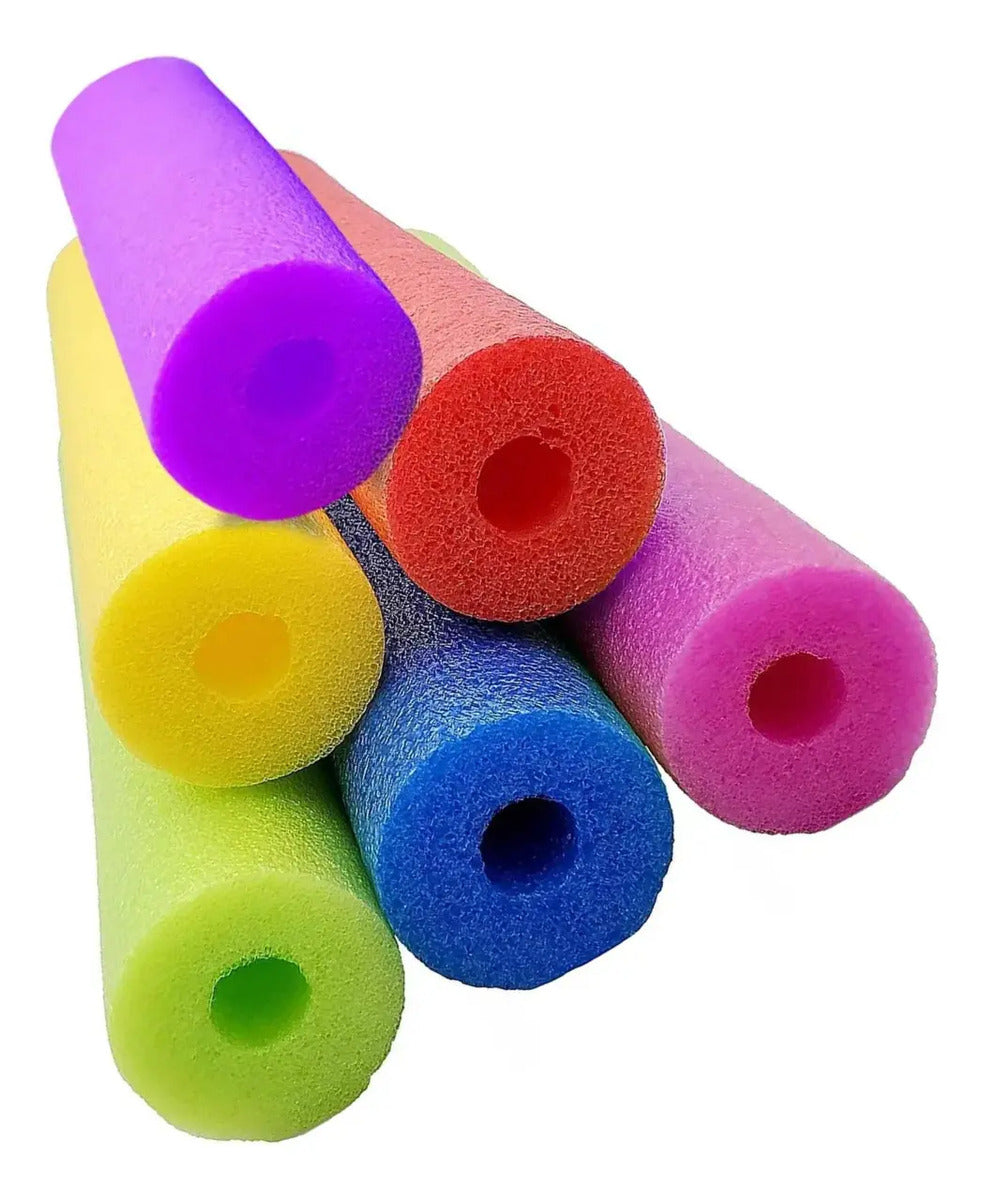 Fideos Flotadores De Espuma Tubo Ideal Para Piscina Colores - vista 26