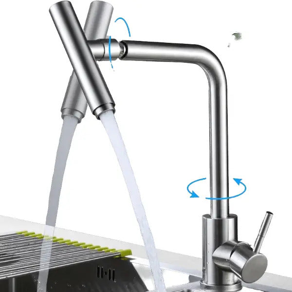Grifo Lavaplatos Llave De Agua Cocina Cabeza Giratorio 360 - vista 3