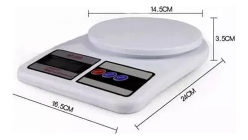 Balanza De Cocina Para Alimentos 10kg Sf-400 - vista 2