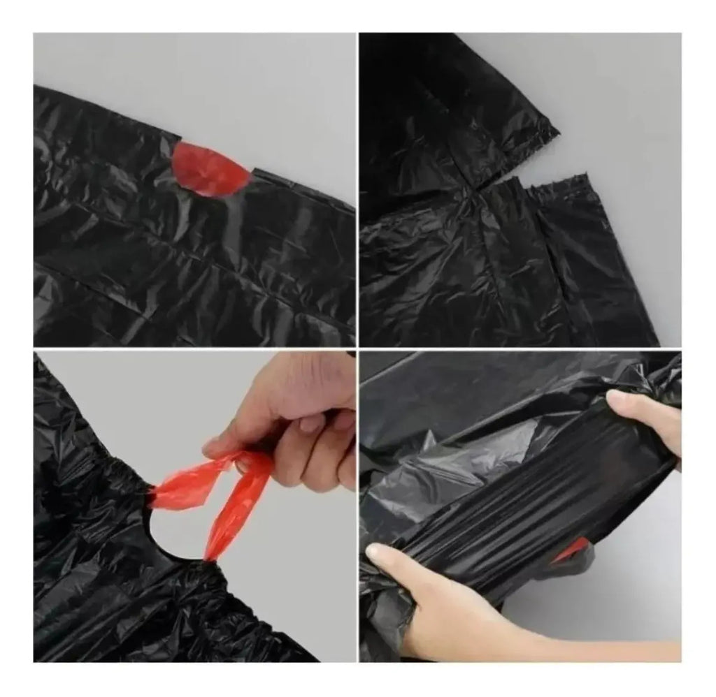 Pack 20 Bolsas De Basura Con Asa Cordon Cierra Fácil 20 L - vista 8