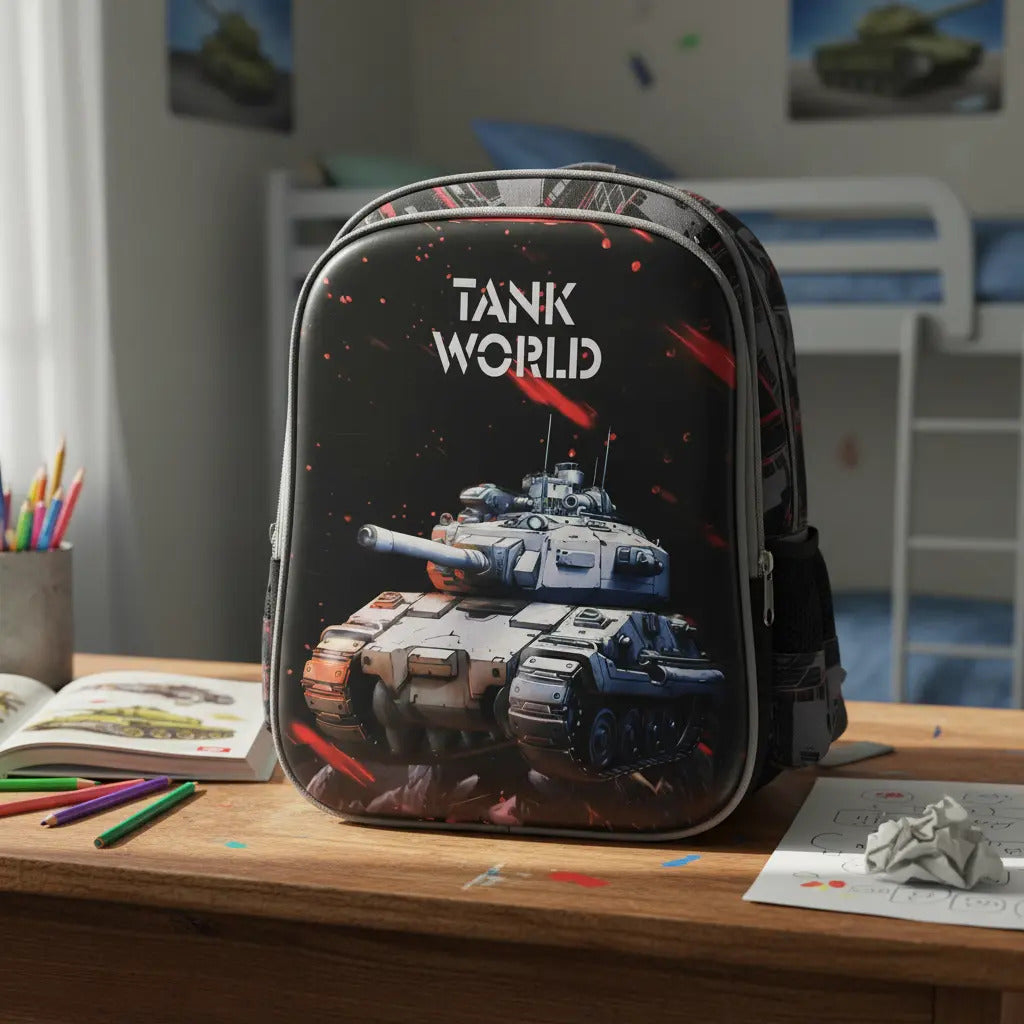 Mochila + Estuche Escolar, Infantil 2 Piezas Hermoso Diseño - vista 7