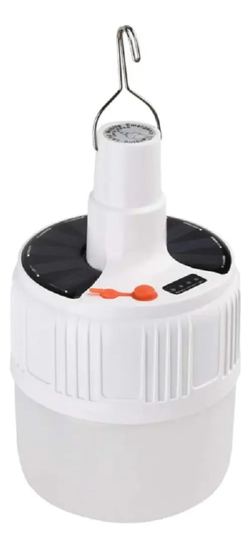 Lampara Solar Led Recargable Ampolleta Camping Y Emergencia - vista 5