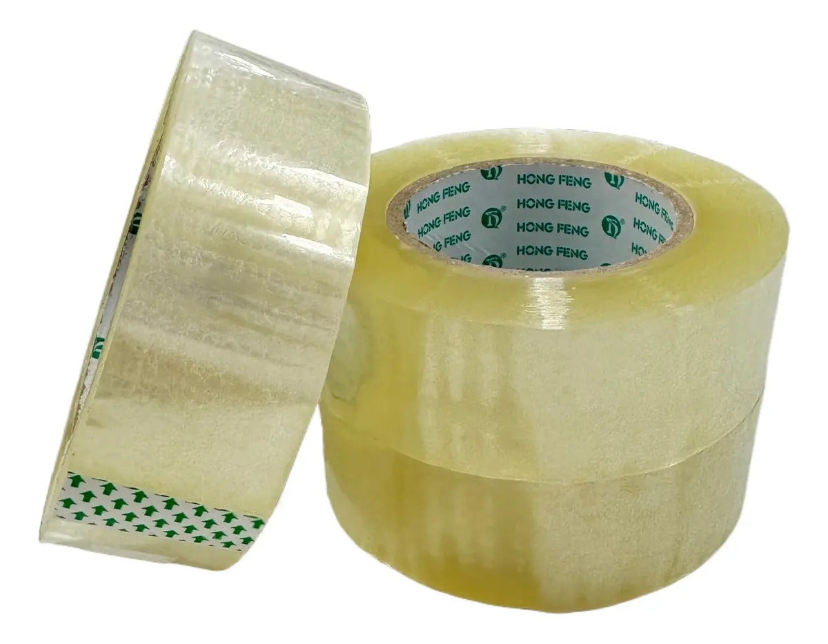Pack 3 Cintas De Embalaje Huincha Transparente 4.5cm X 200m - vista 4