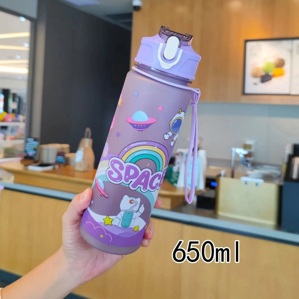 Botella De Agua Deportiva Gym Escolar Diseño Astronauta - vista 9
