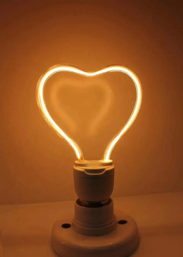Ampolleta Vintage Led Formas Estrella Corazon Circulo Calida - vista 4