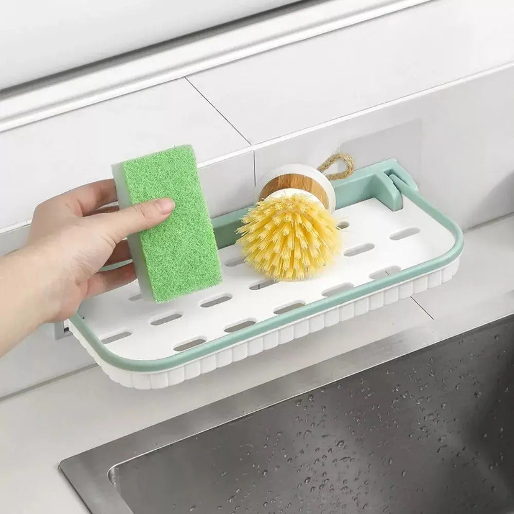Repisa Flotante Organizador Baño Ducha Cocina Plegable Pared - vista 7