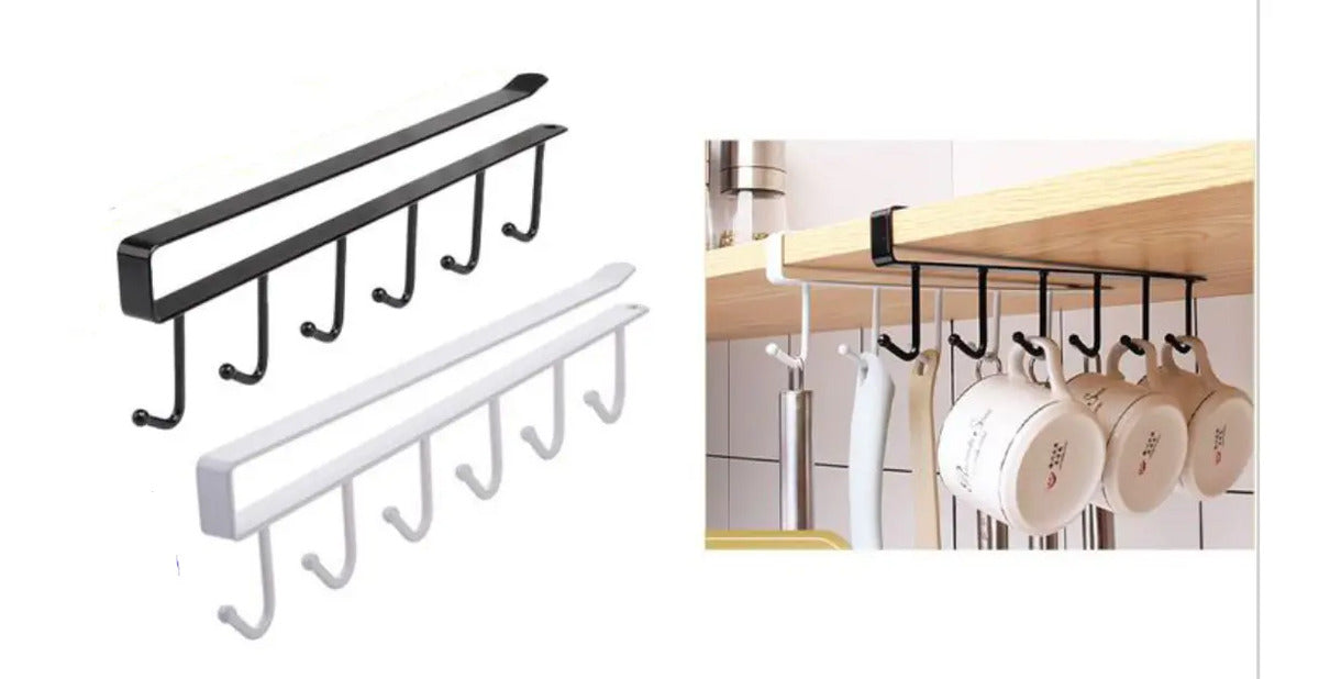 Soporte Para Tazas Con 6 Ganchos Practico Y Util - vista 6
