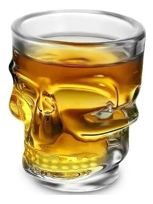 Set 6 Vaso De Calavera 75 Ml , Vidrio Corto Shot Caja - vista 2
