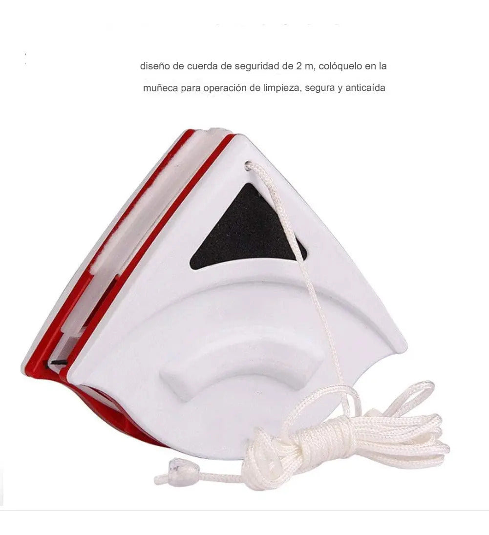 Limpia Vidrios Magnetico Limpiador De Vidrios Ventanas Hogar - vista 5