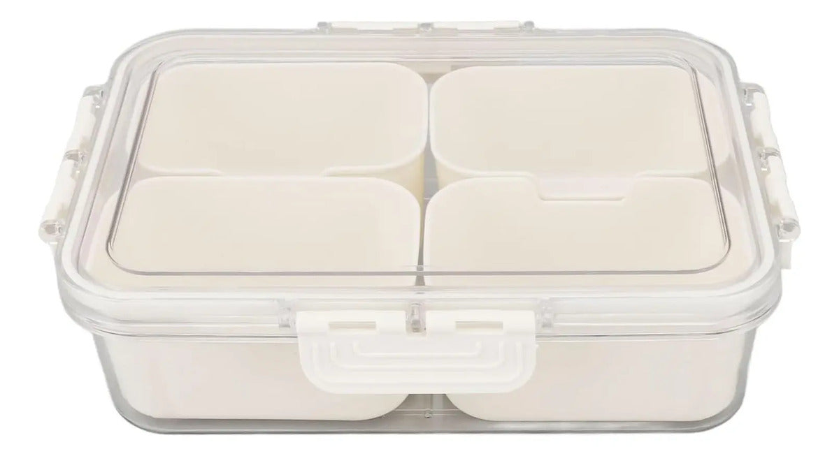 Contenedor De Alimentos Dividido Envase 4 Compartimientos - vista 2