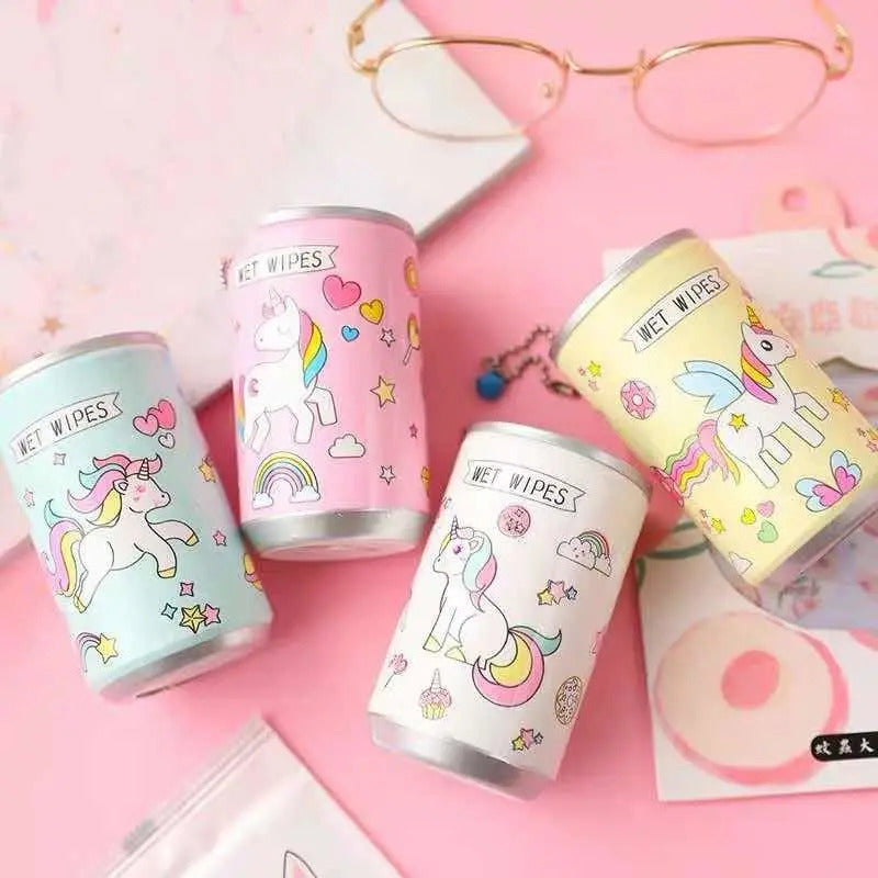 Pack 10 Latas De Toallas Humedas Hermosos Diseños Kawaii - vista 8