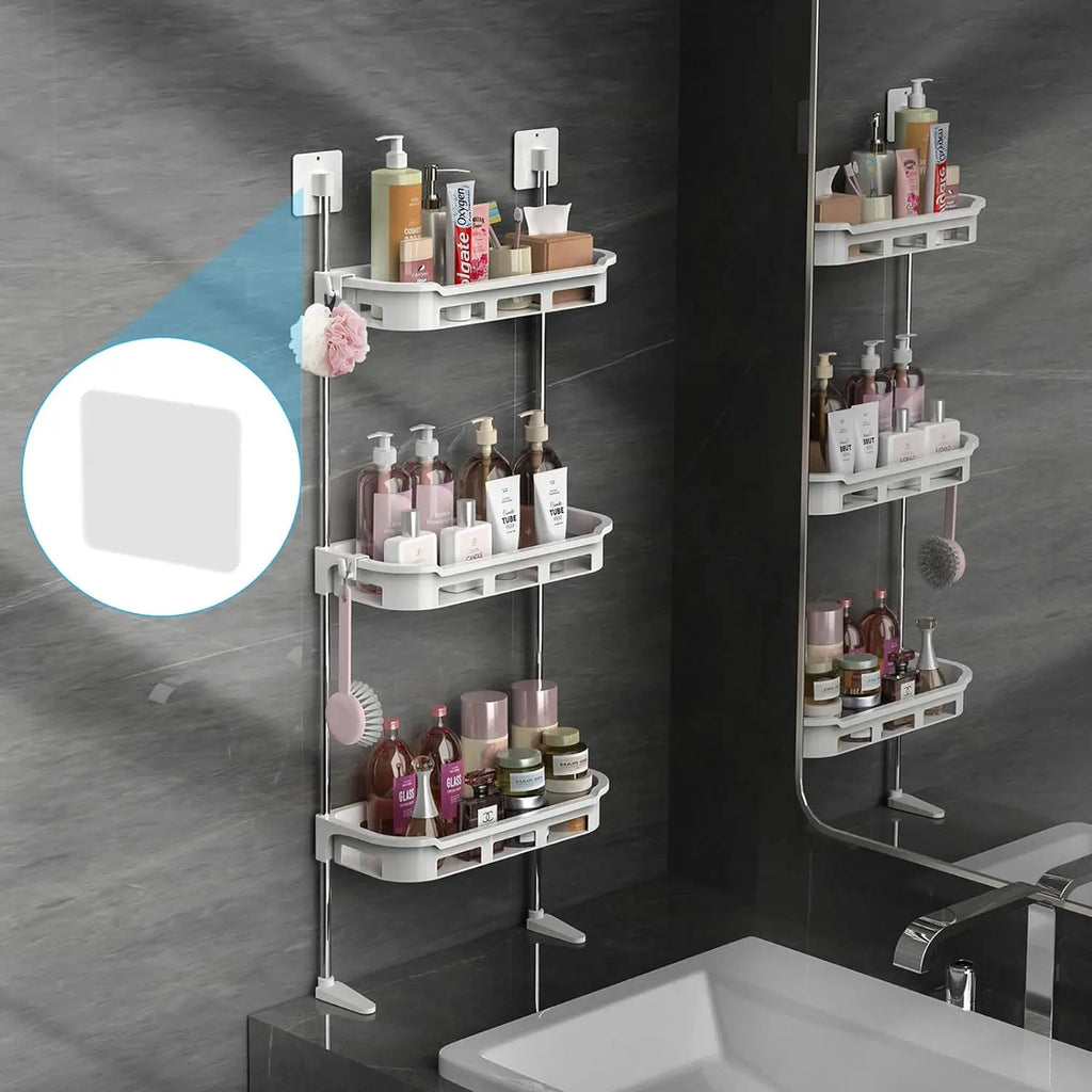 Repisa Organizadora Inodoro Baño Cocina Estante 3 Niveles - vista 5