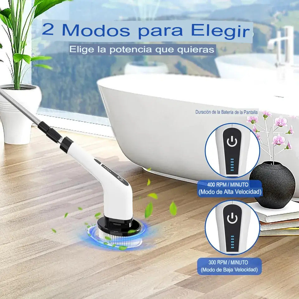 Cepillo De Limpieza Electrico Giratorio 7en 1 Recargable 25w - vista 9