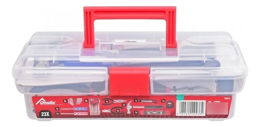 Caja De Herramientas Con 23 Piezas Para Uso Domestico Onsite - vista 2