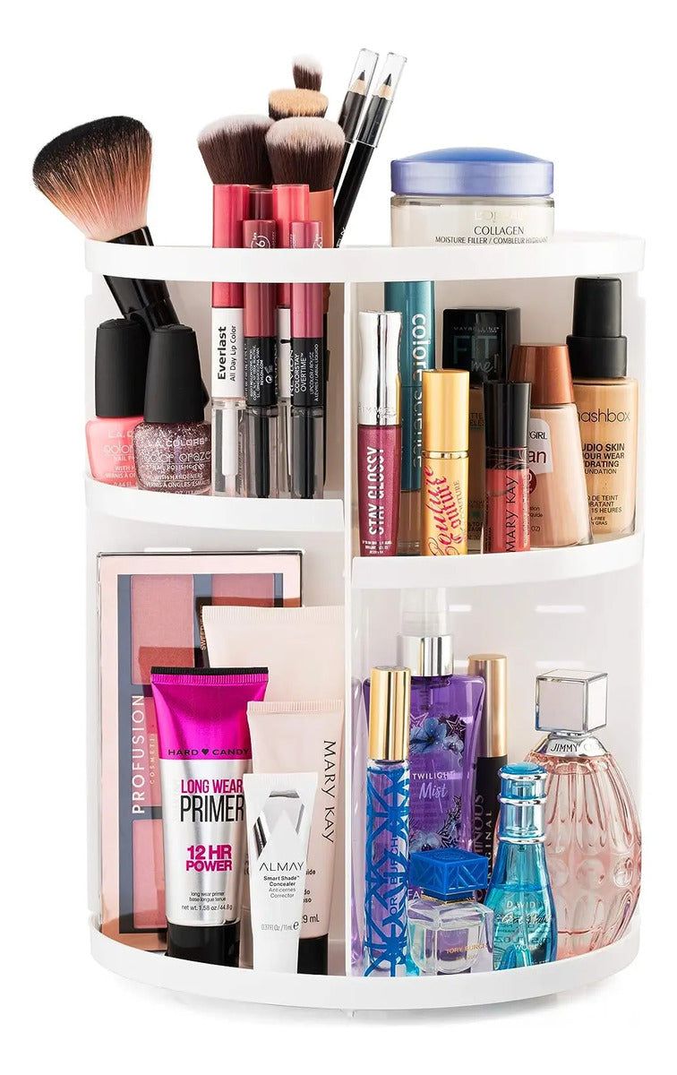 Organizador de maquillaje giratorio ajustable
