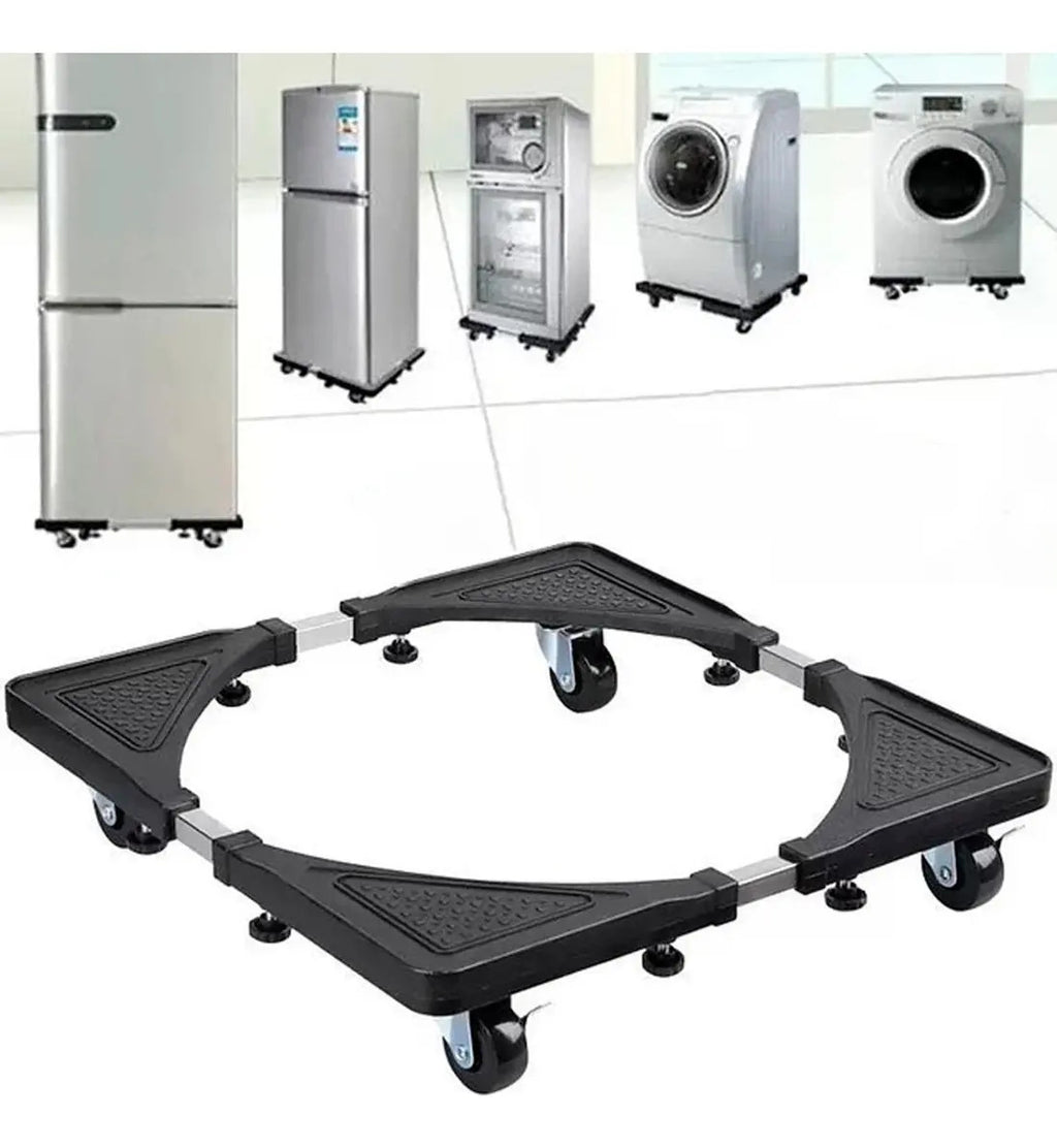Soporte Base Ajustable Con Ruedas Para Mover Lavadora Nevera - vista 3