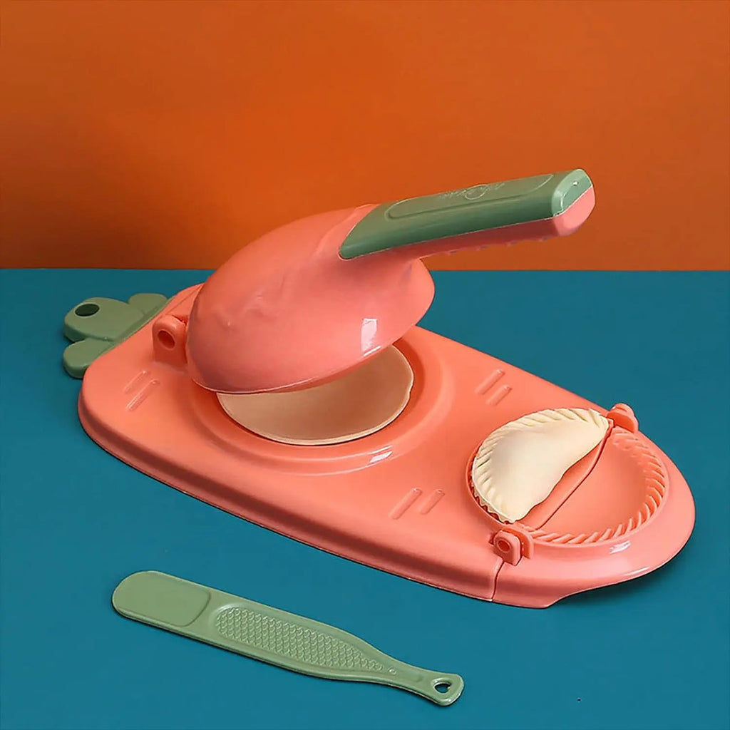 Maquina Para Hacer Mini Empanadas Dumpling Con Prensa 2 En 1 - vista 9