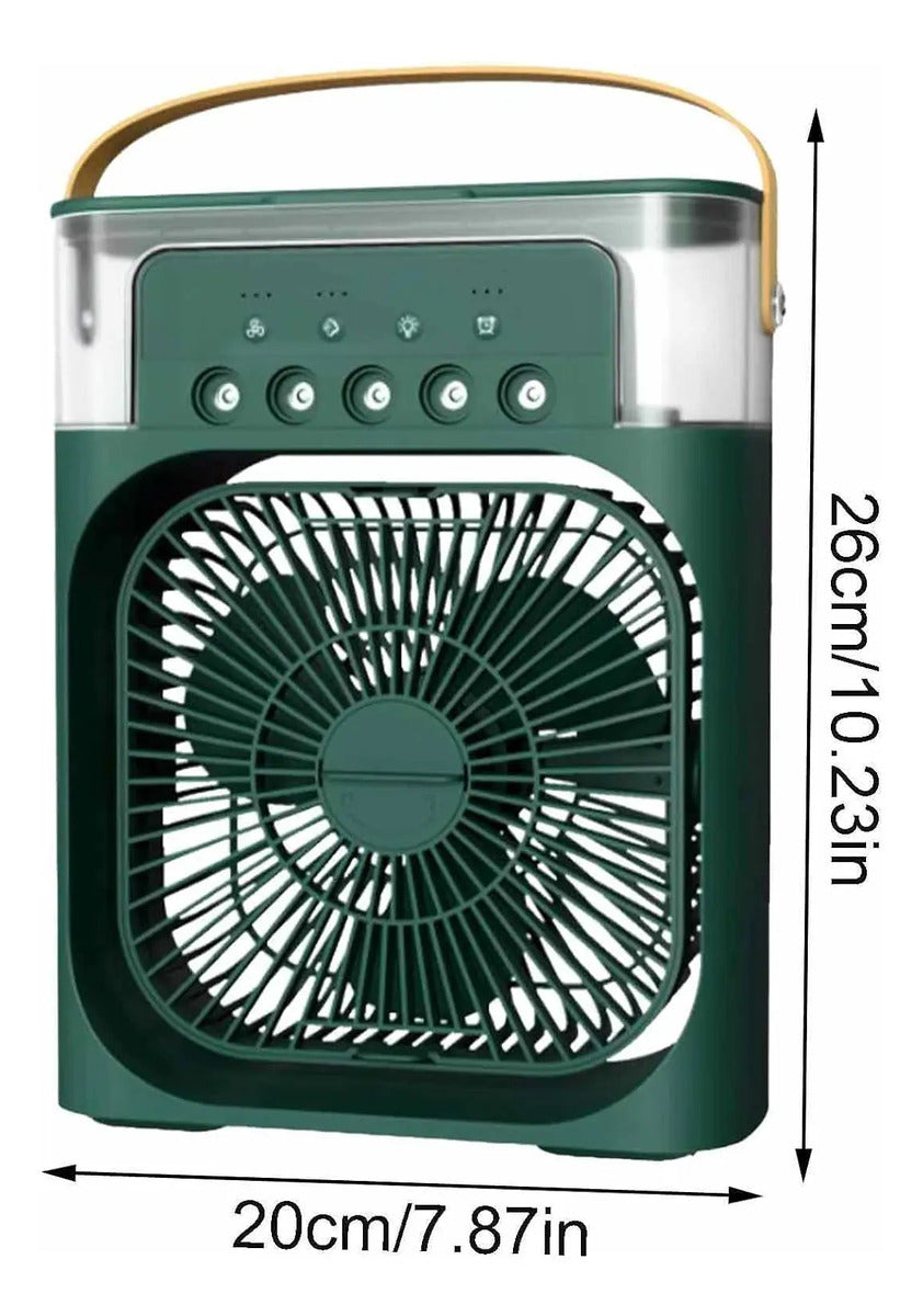 Ventilador De Escritorio Y Humificador Con Luz Led 4 En 1 - vista 3