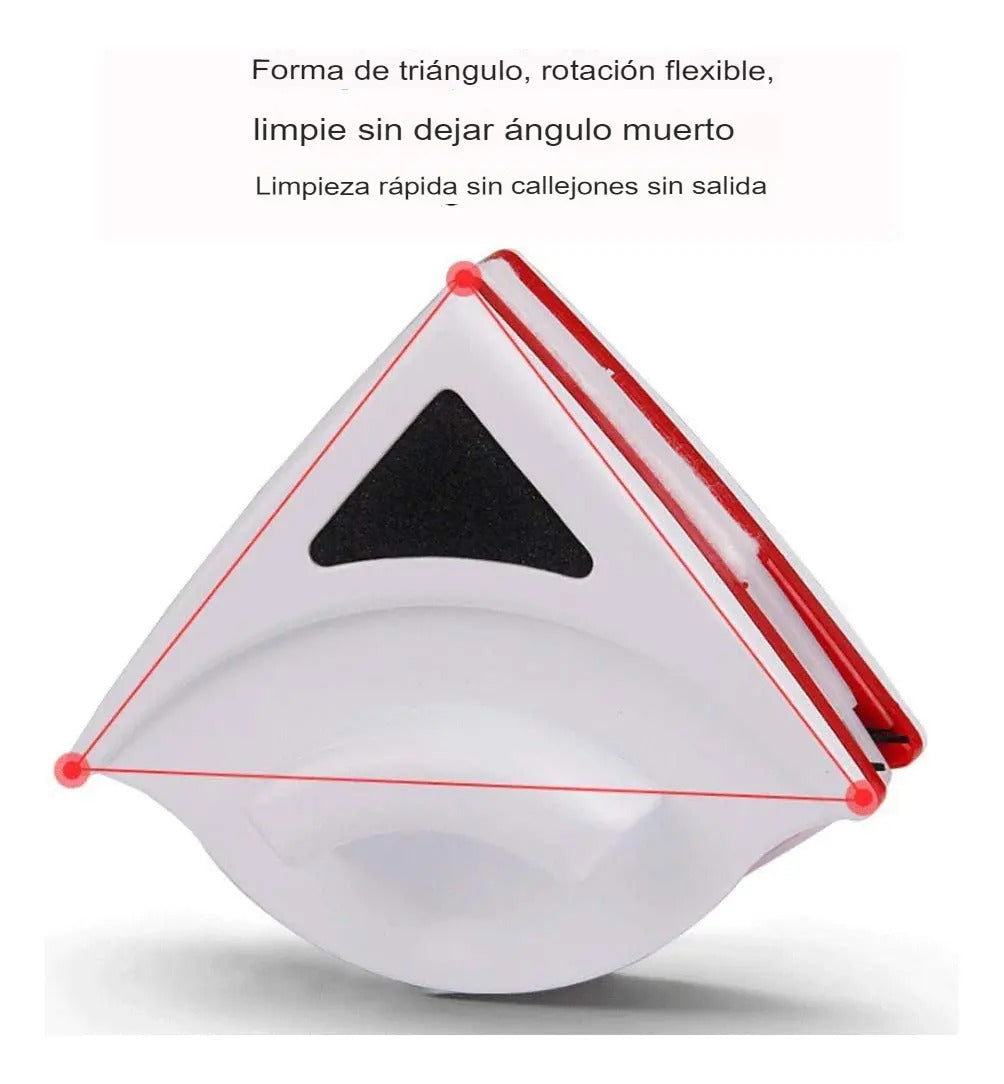 Limpia Vidrios Magnetico Limpiador De Vidrios Ventanas Hogar - vista 6