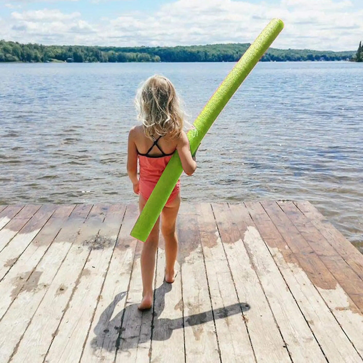Fideos Flotadores De Espuma Tubo Ideal Para Piscina Colores - vista 16
