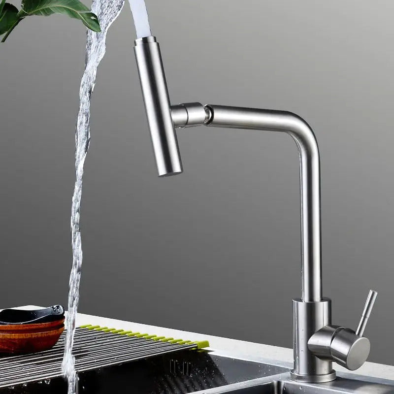 Grifo Lavaplatos Llave De Agua Cocina Cabeza Giratorio 360 - vista 6