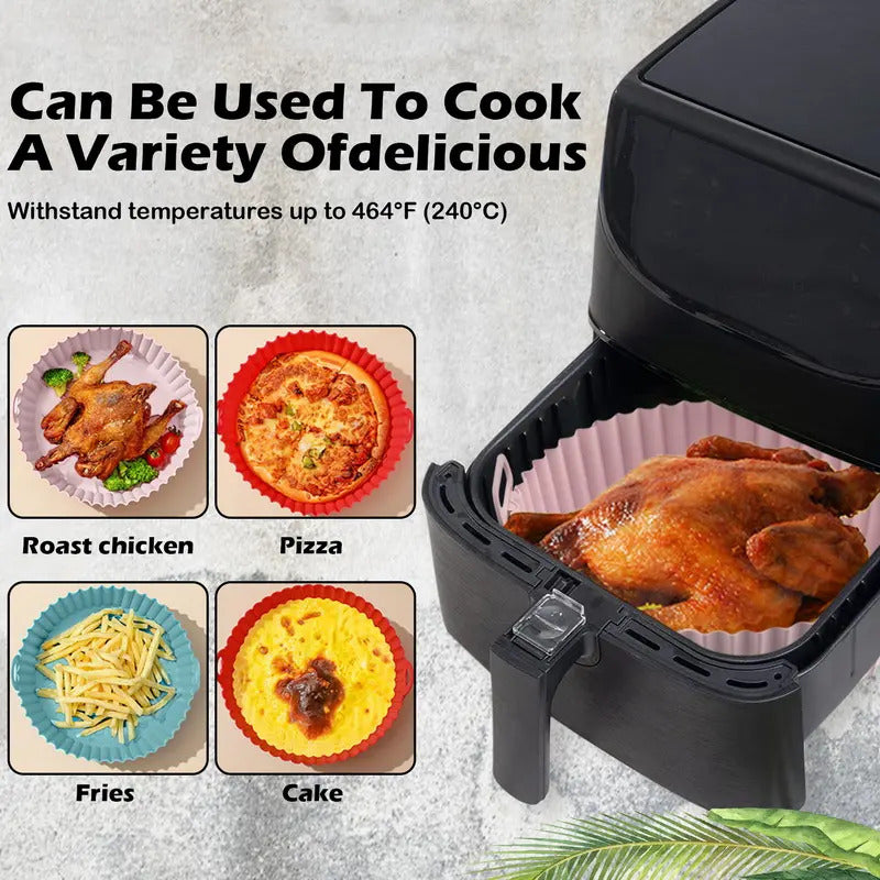 Cestos De Silicona Para Airfryer Bandeja Freidora Aire - vista 9
