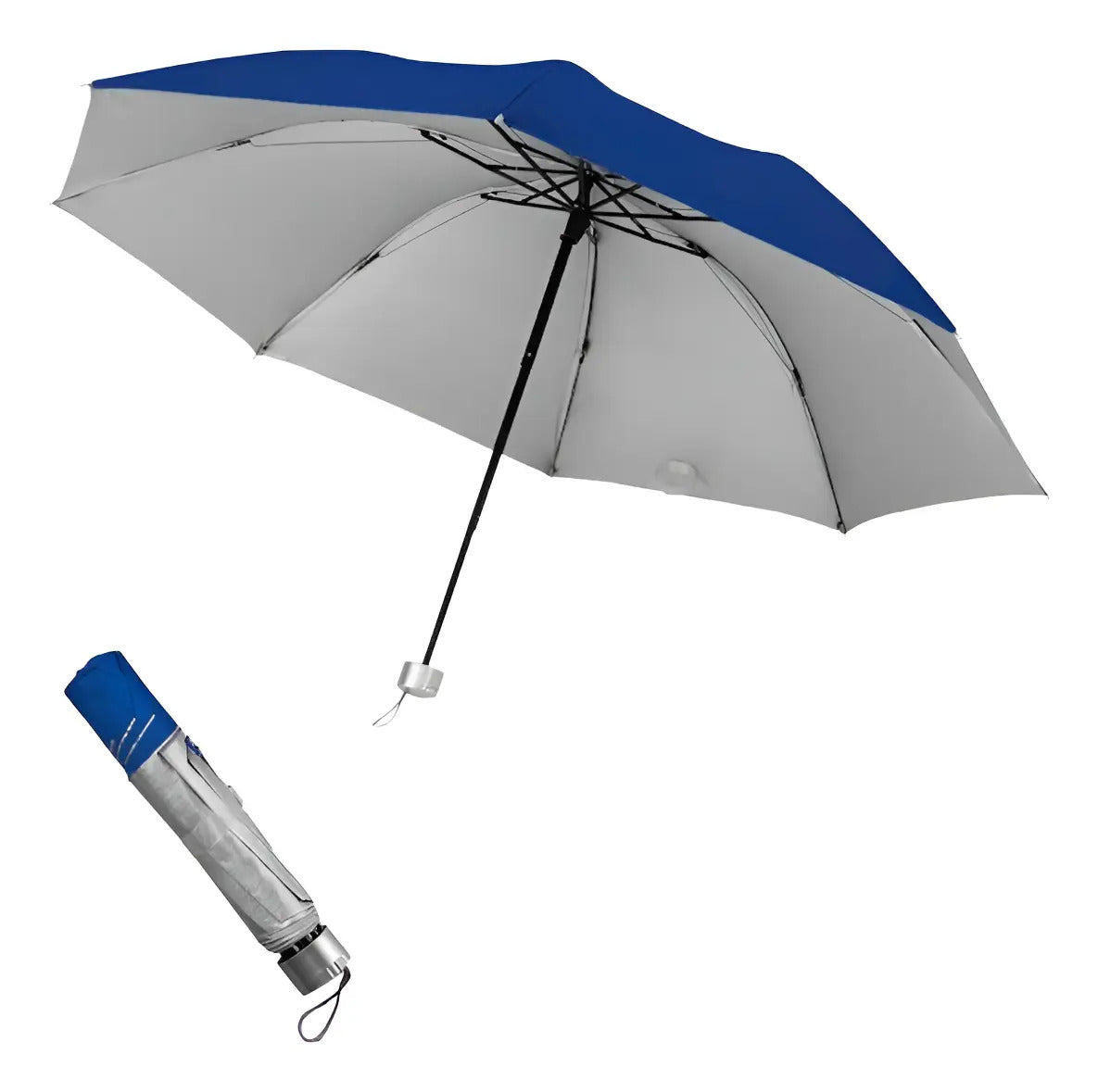 Paraguas Lluvia Plegable sombrilla Impermeable Retractil Uv - vista 11