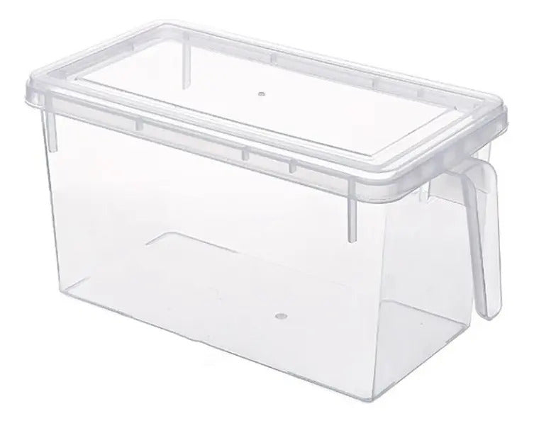 Organizador para refrigerador con tapa y mango