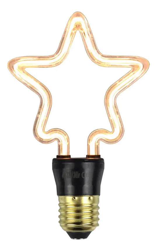Ampolleta Vintage Led Formas Estrella Corazon Circulo Calida - vista 10