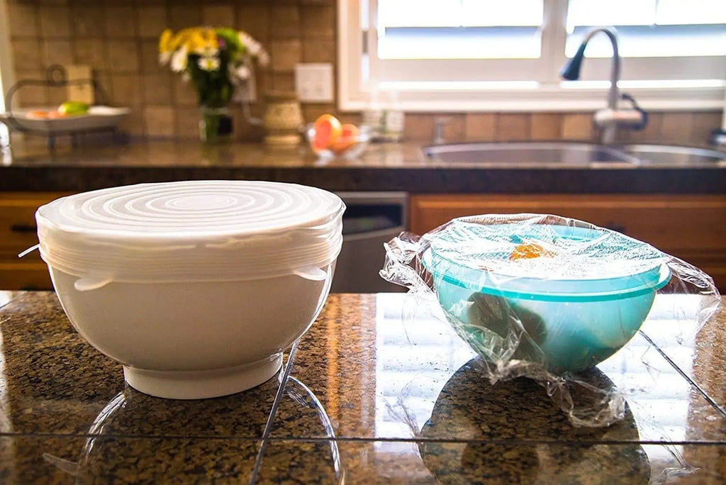 Set De 6 Tapas De Silicona Ajustables Para Alimentos Sellado - vista 12