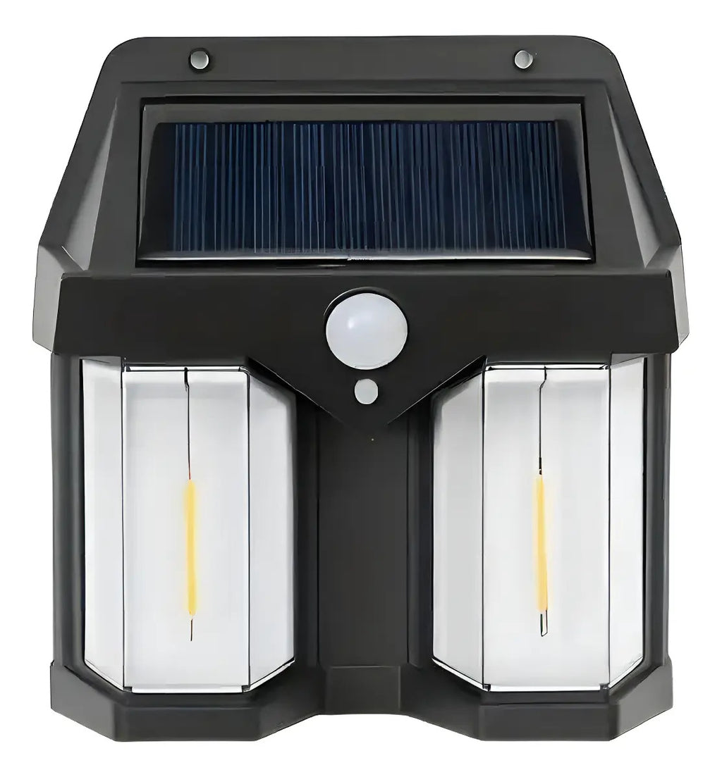 Lampara Solar De Pared Con Sensor Movimiento Aplique Muro