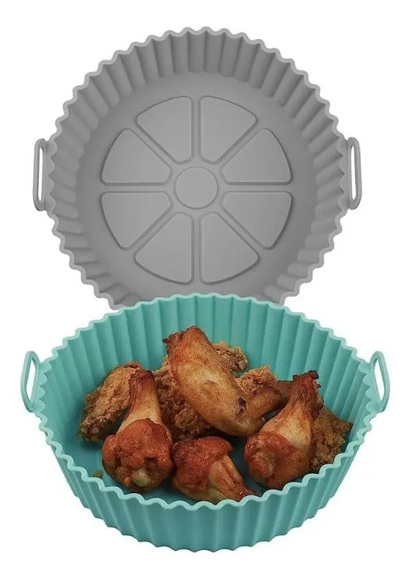 Cestos De Silicona Para Airfryer Bandeja Freidora Aire - vista 4